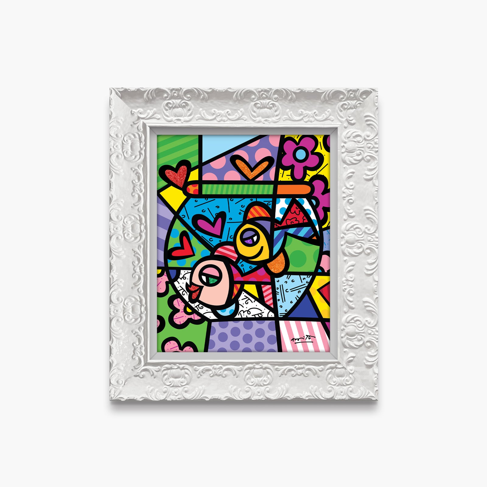 bowl of romance limited edition artistic colorful design collectible