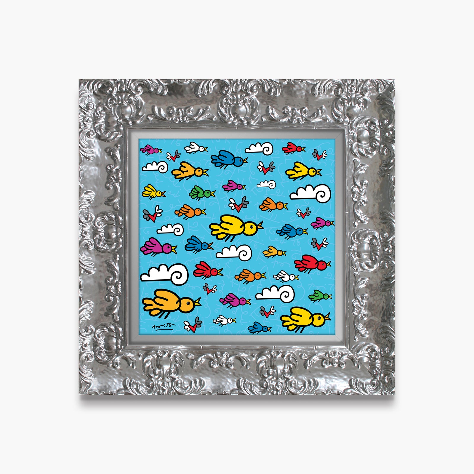 the flock limited edition print colorful decorative collectible gift idea