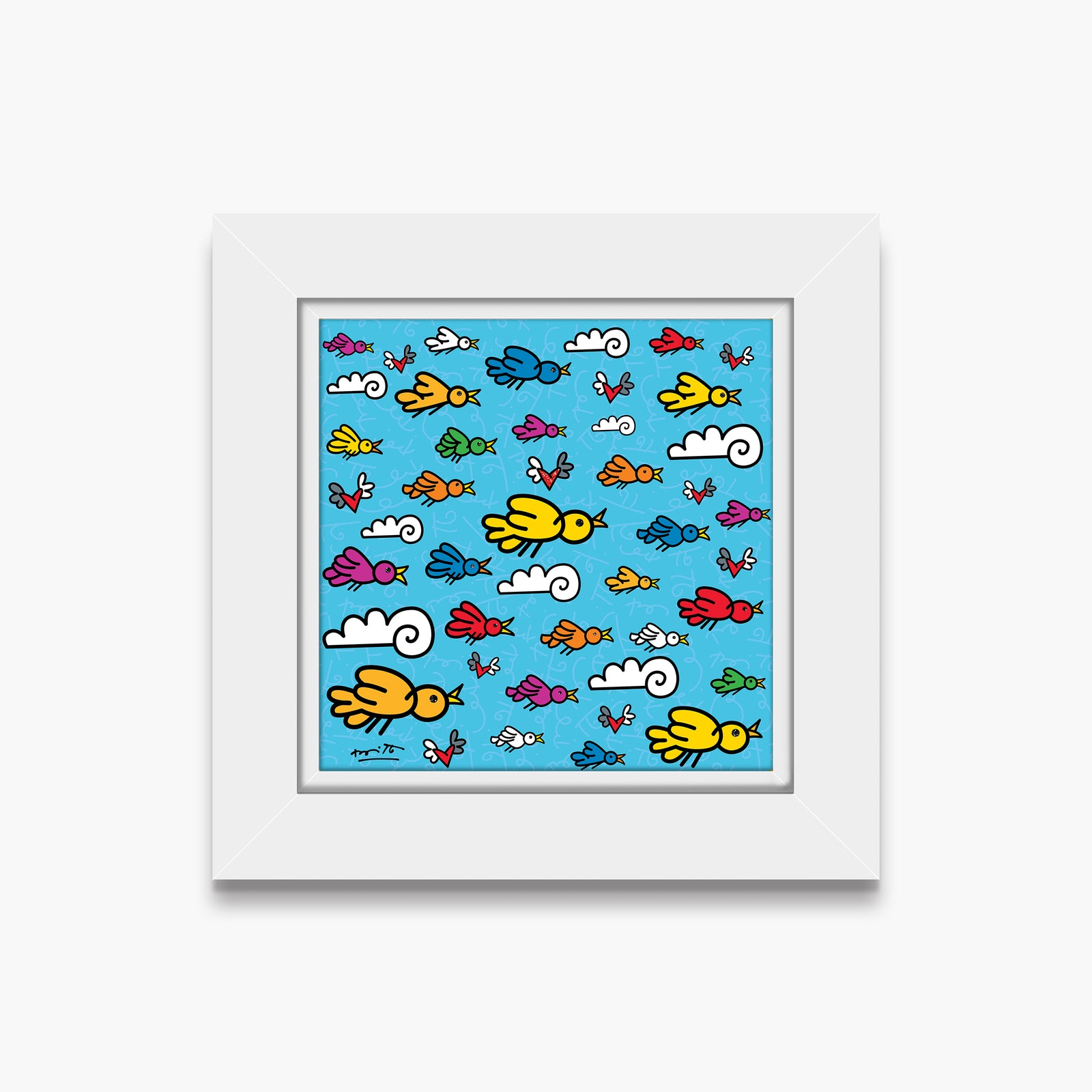 the flock limited edition print colorful decorative collectible gift idea