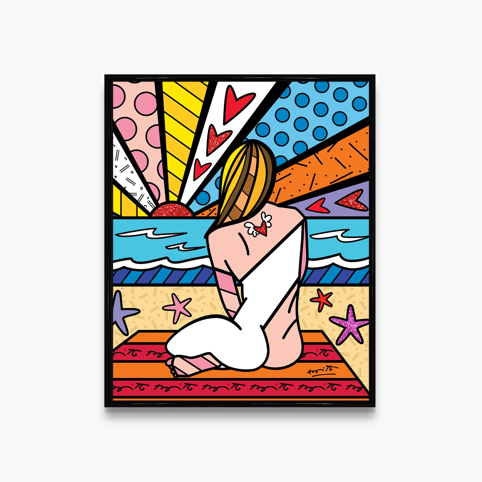 Sunset At The Beach - Limited Edition Print