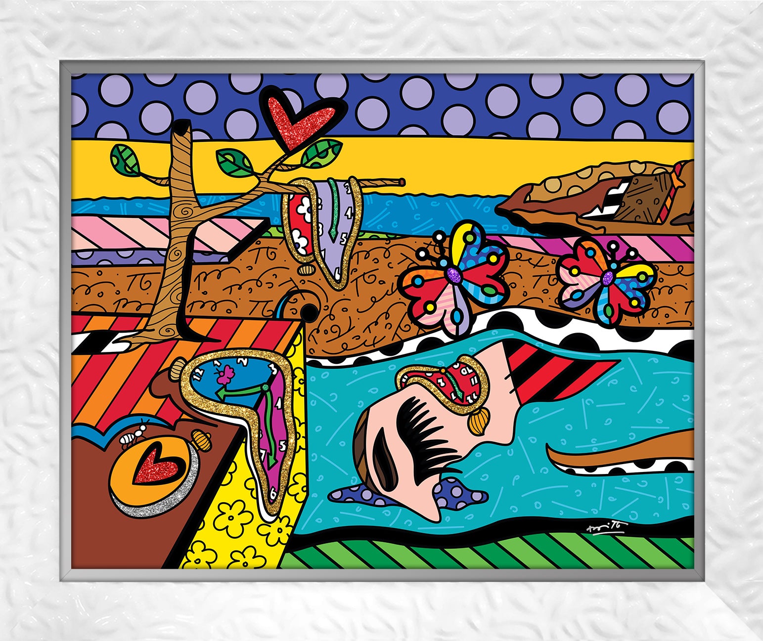 modern pop art surreal love limited edition print vibrant home decor