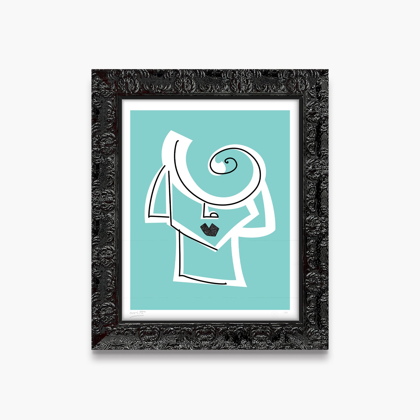 modern pop art tiffanys limited edition print vibrant home decor