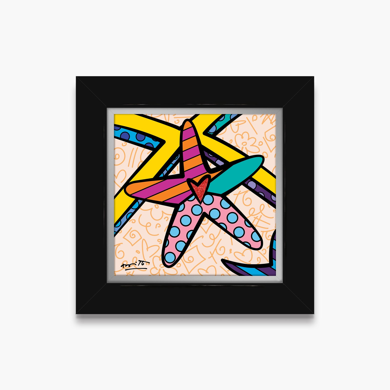 sunny isles starfish limited edition artistic colorful design collectible