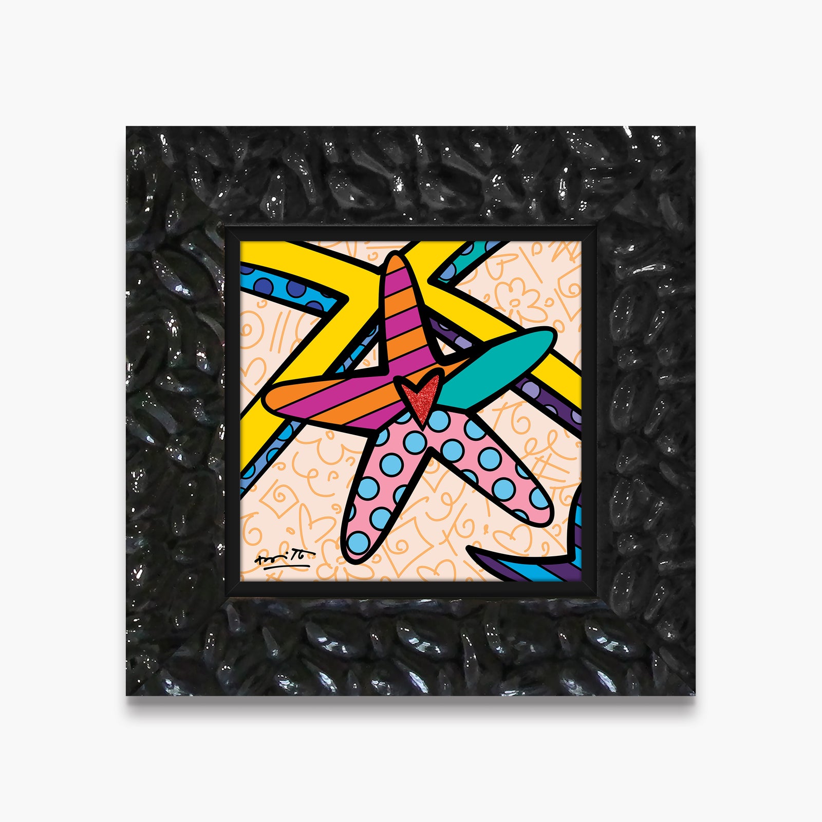 sunny isles starfish limited edition artistic colorful design collectible