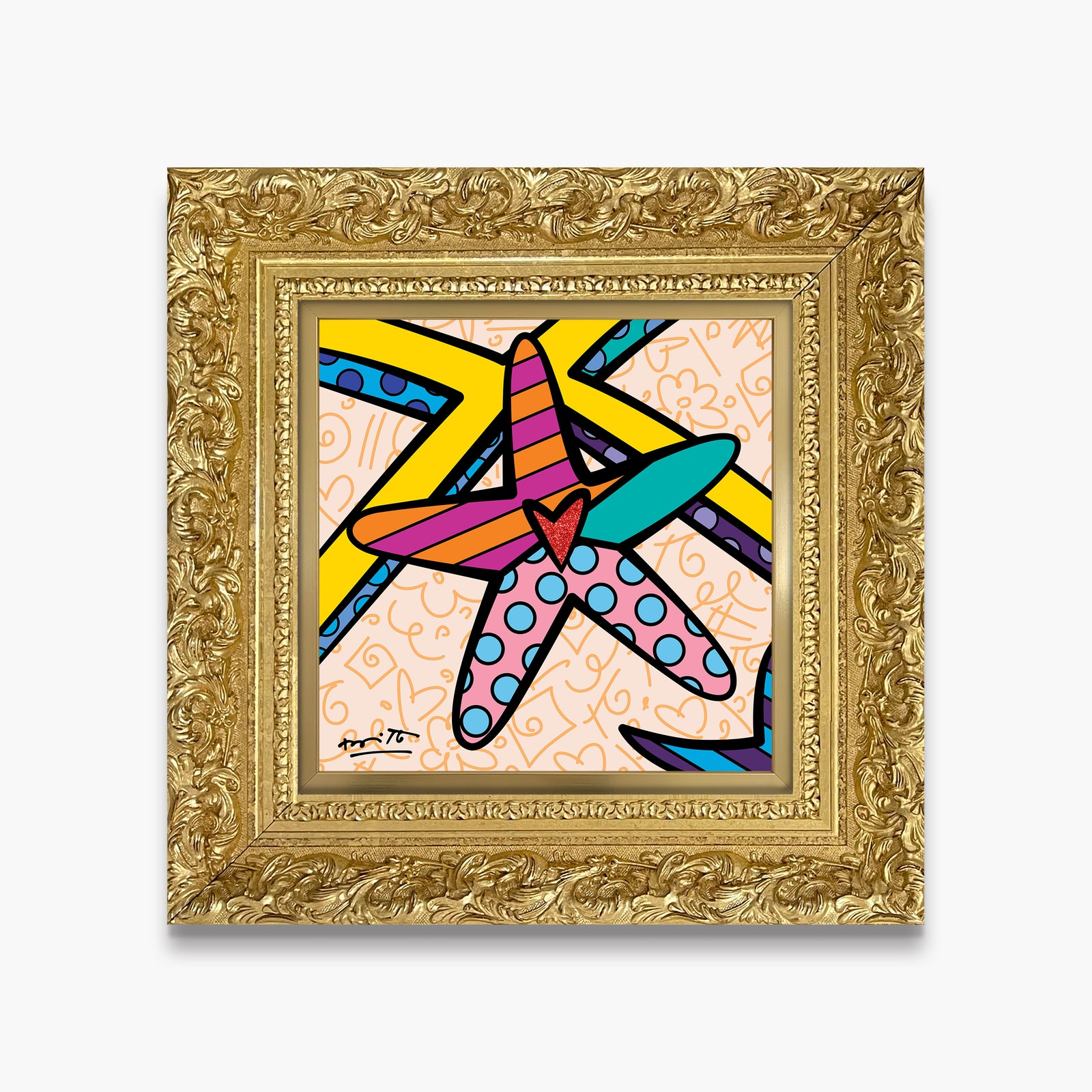 modern pop art sunny isles starfish limited edition vibrant home decor