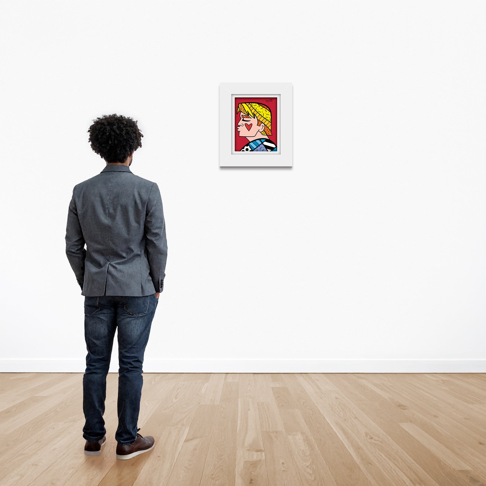 modern pop art just love me limited edition vibrant home decor