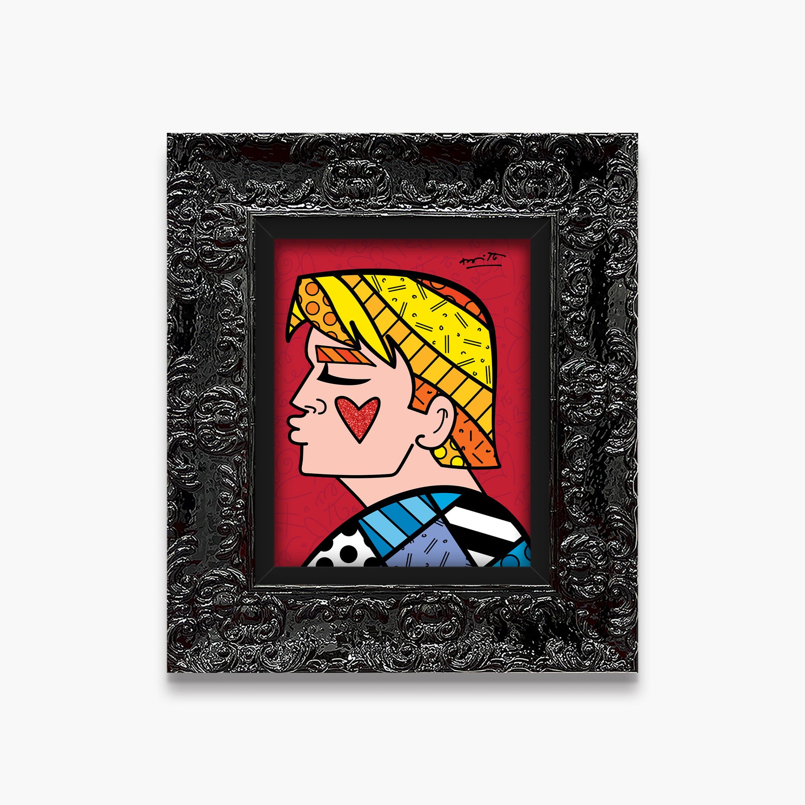 modern pop art just love me limited edition vibrant home decor