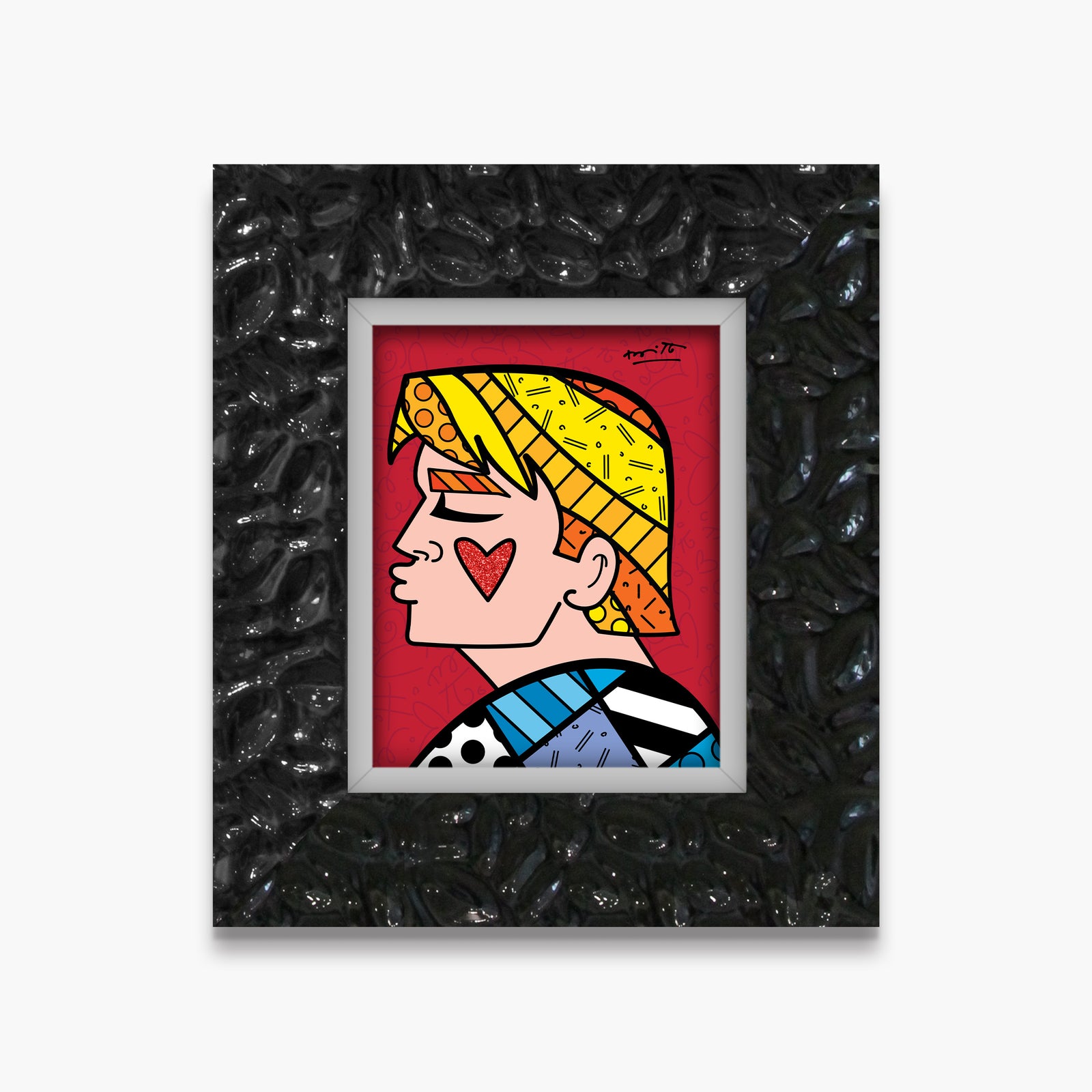 modern pop art just love me limited edition vibrant home decor