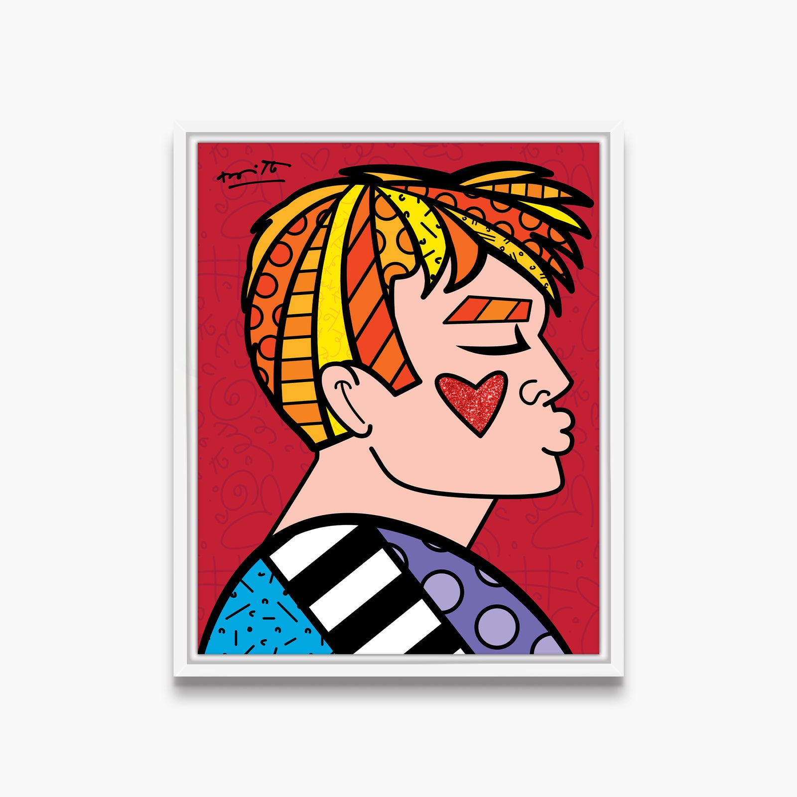 just love me limited edition artistic colorful design collectible