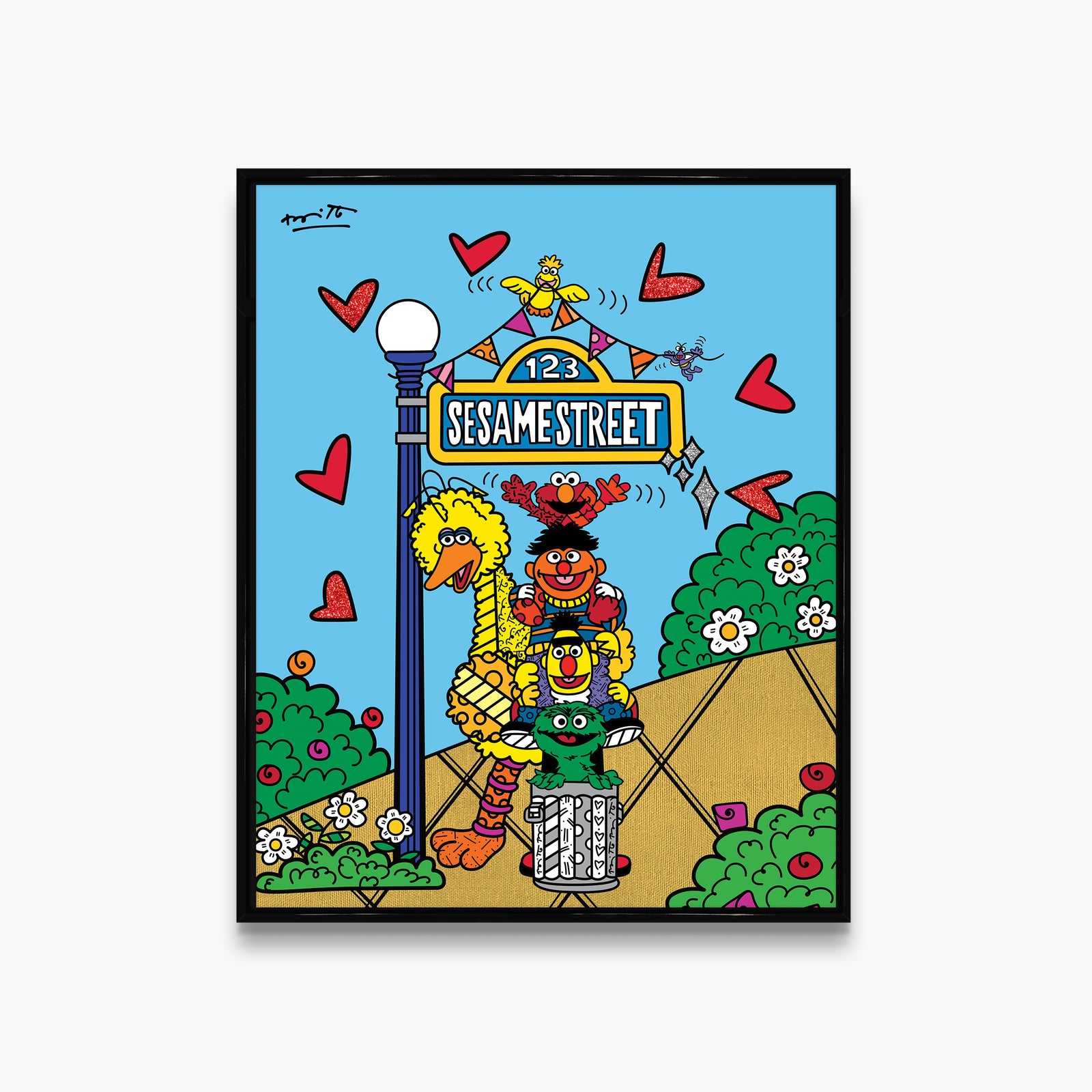 Sesame Street - Sesame Street by Britto - Limited Edition Print