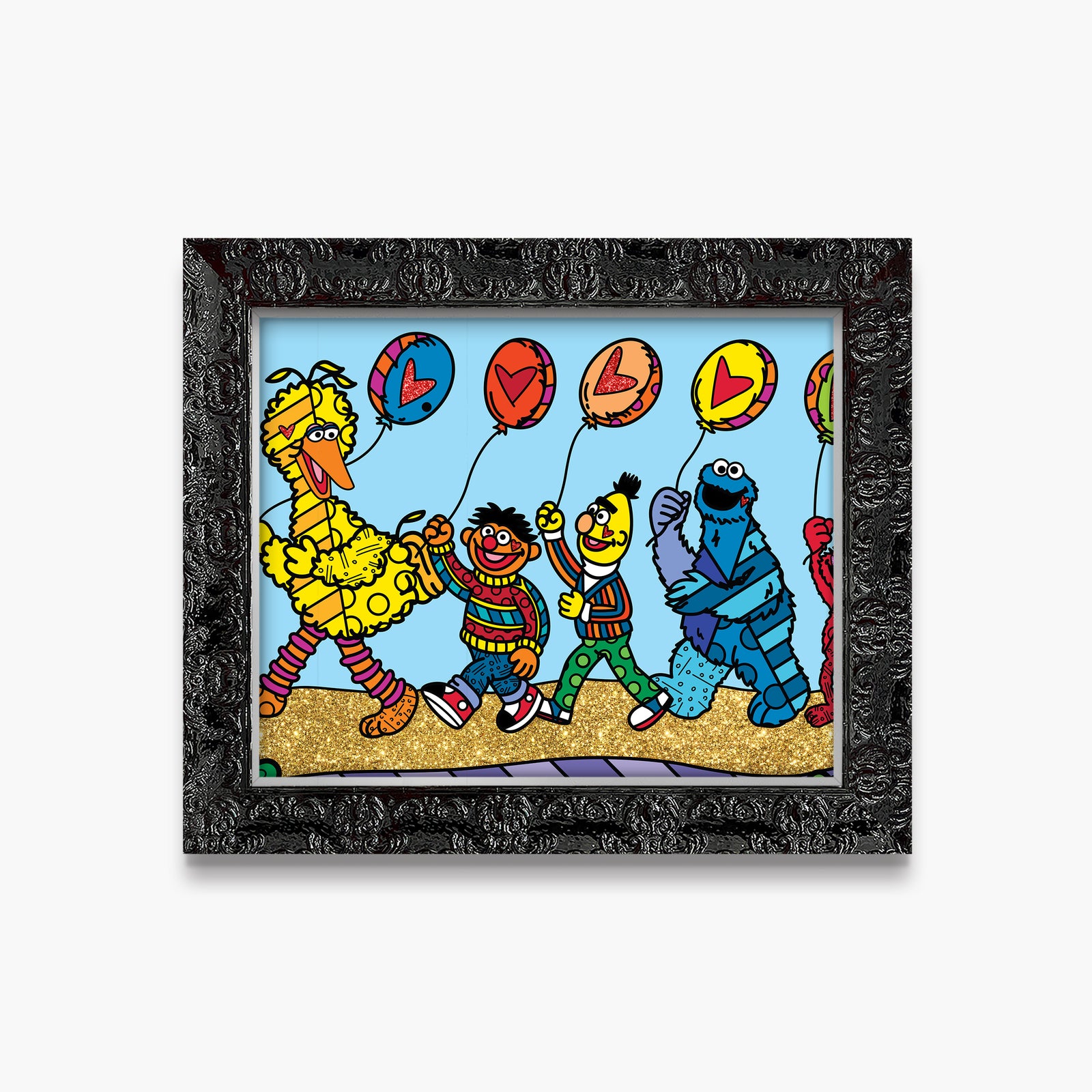 Happy Line Up! - Sesame Street - Limited Edition Print