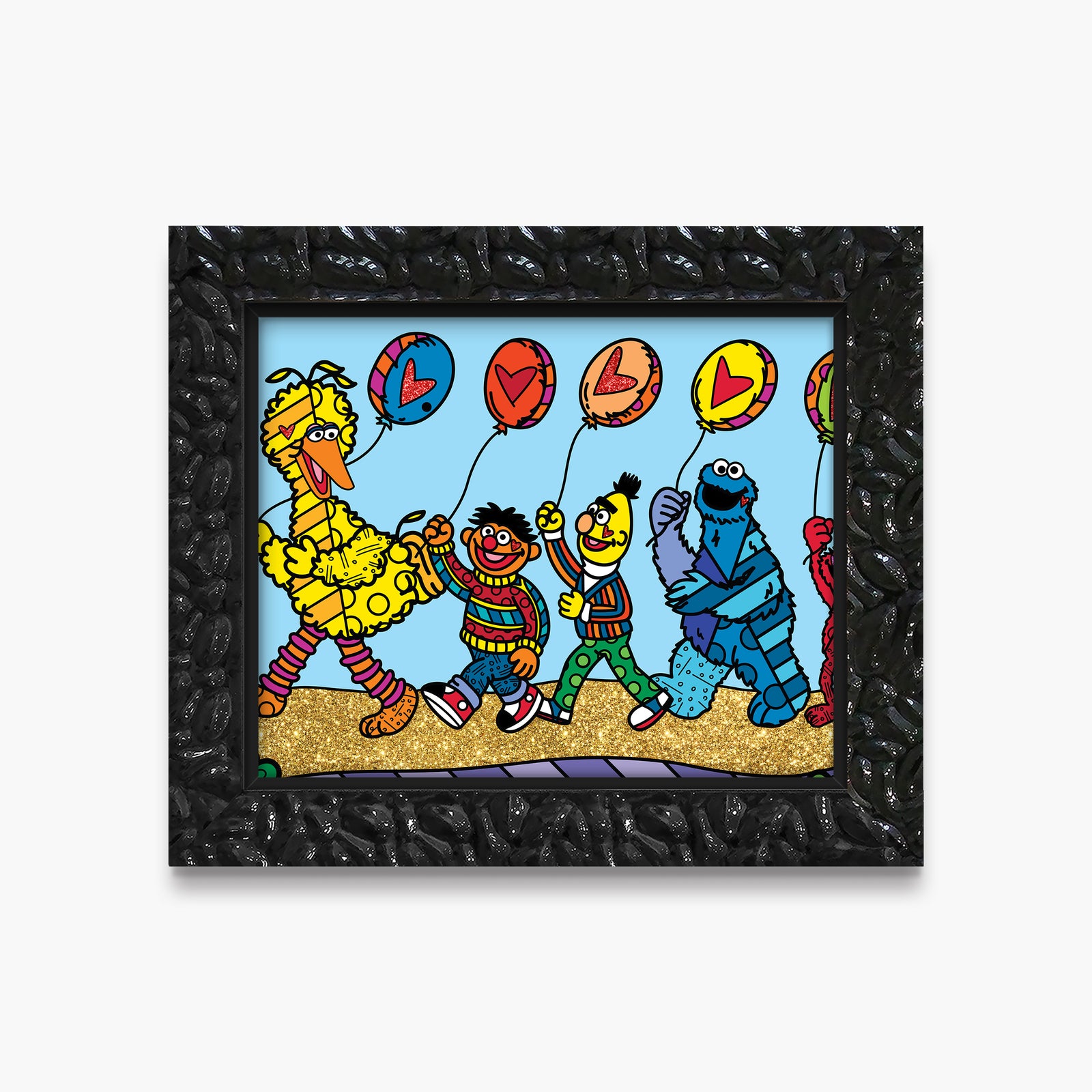 Happy Line Up! - Sesame Street - Limited Edition Print