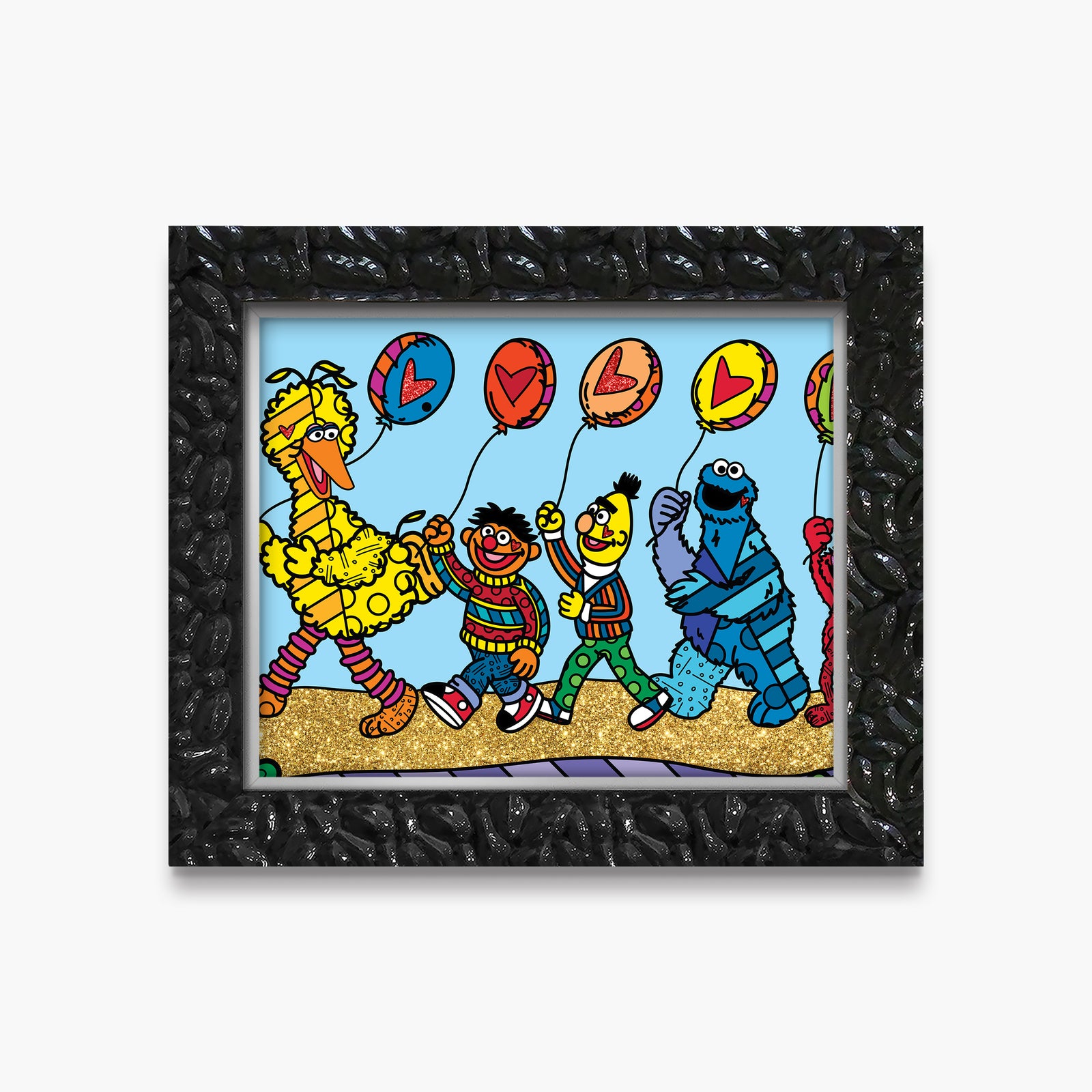 Happy Line Up! - Sesame Street - Limited Edition Print