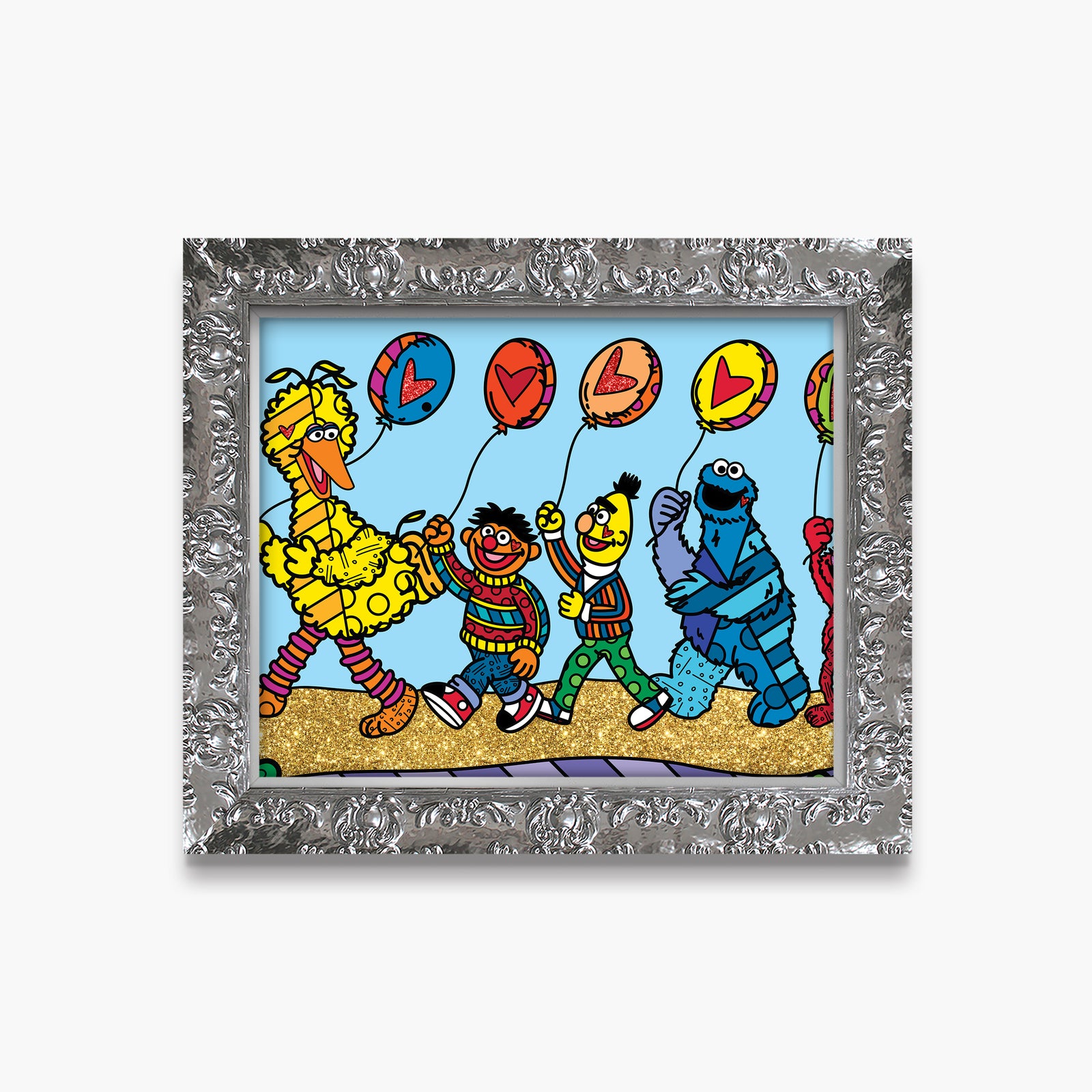 Happy Line Up! - Sesame Street - Limited Edition Print