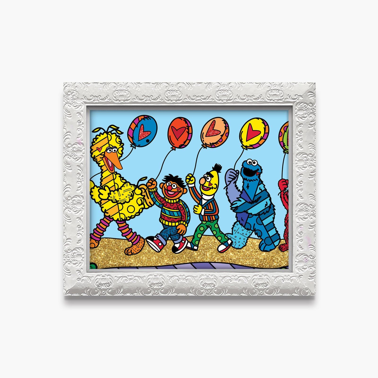 Happy Line Up! - Sesame Street - Limited Edition Print