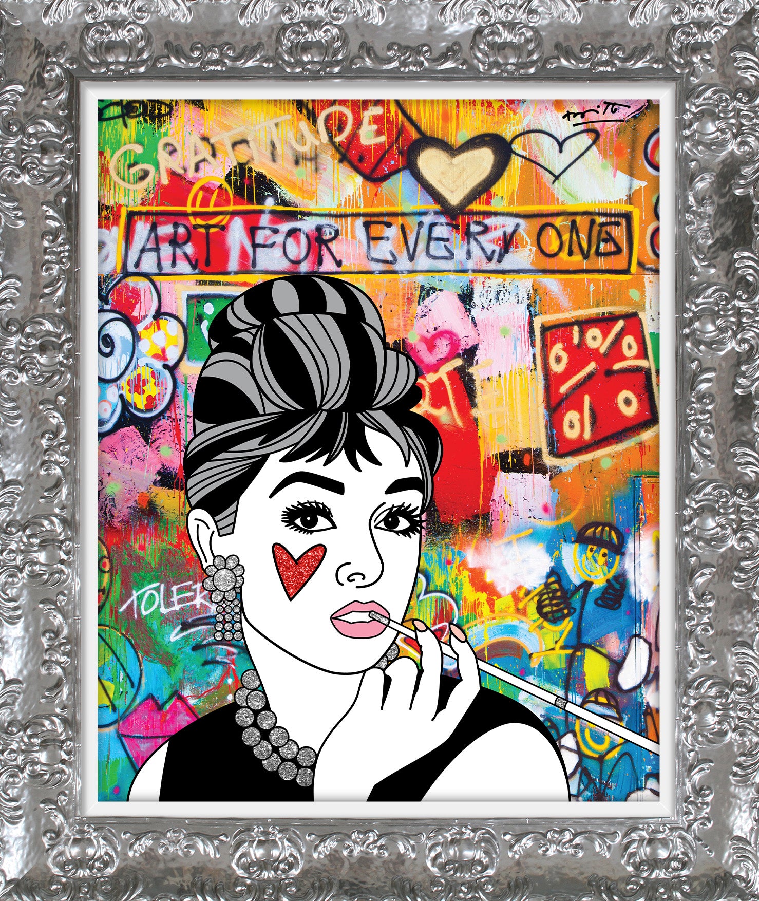modern pop art breakfast at tiffanys limited edition vibrant home decor