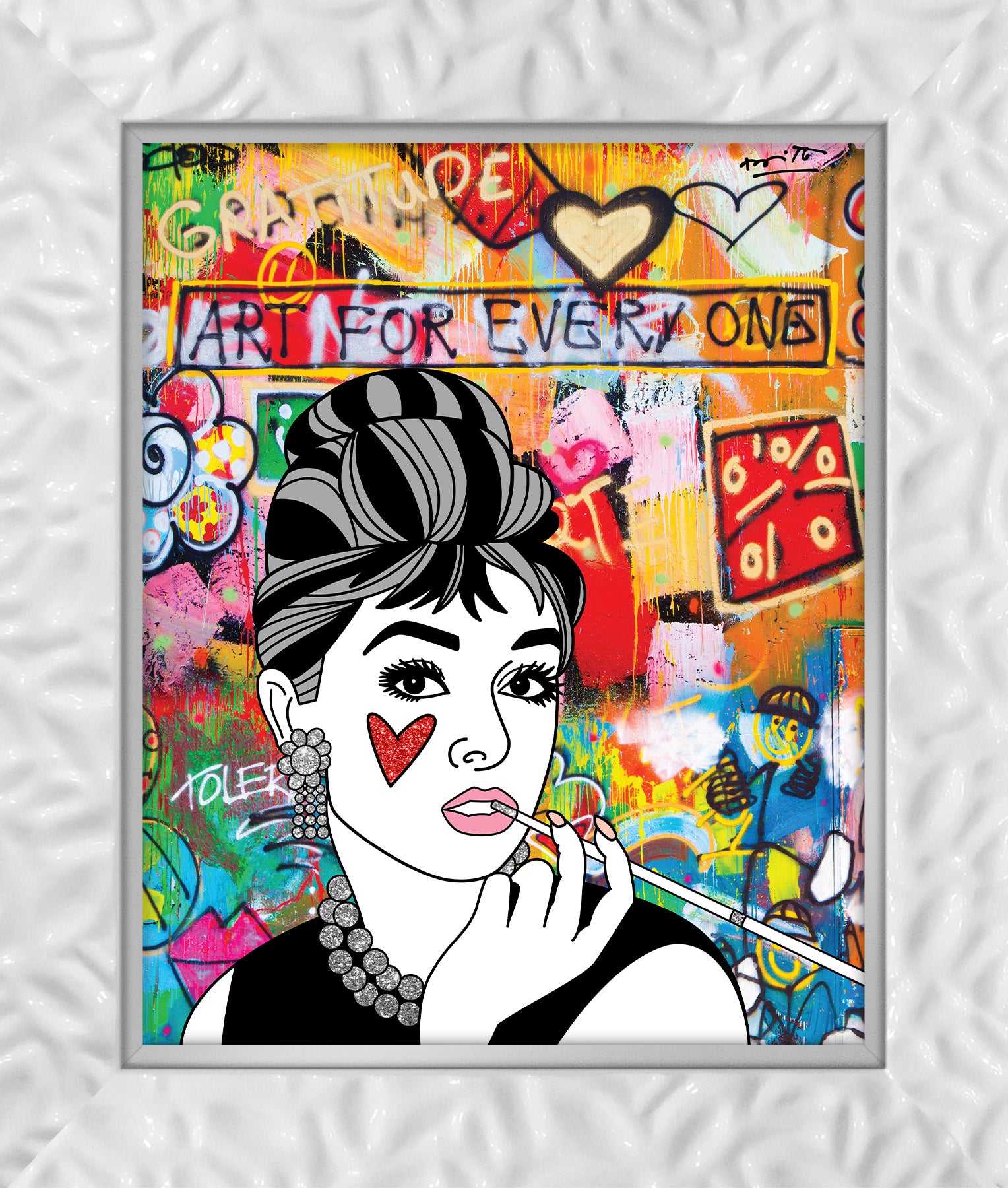 modern pop art breakfast at tiffanys limited edition vibrant home decor