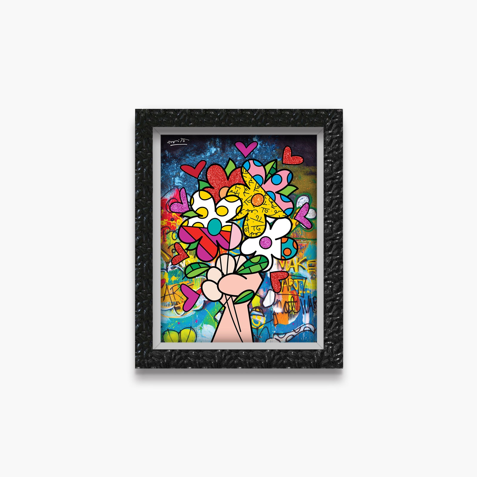 make art not war limited artistic colorful design collectible