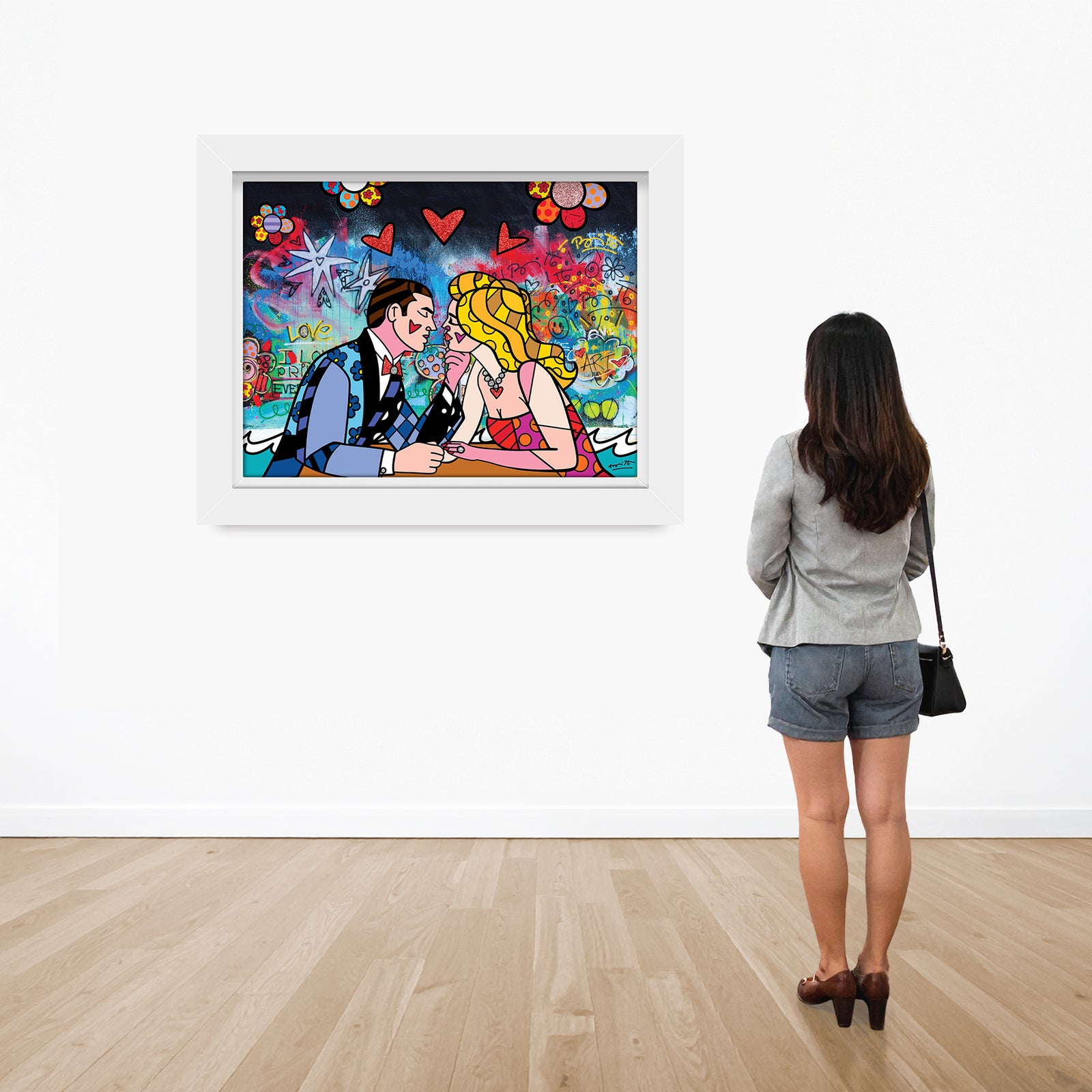 modern pop art just the two of us vibrant home decor