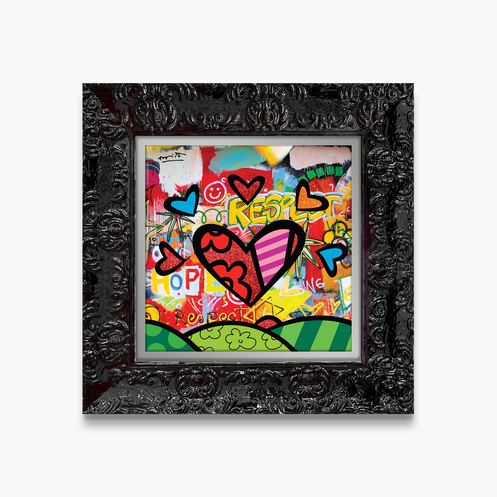 modern pop art love for life limited edition vibrant home decor