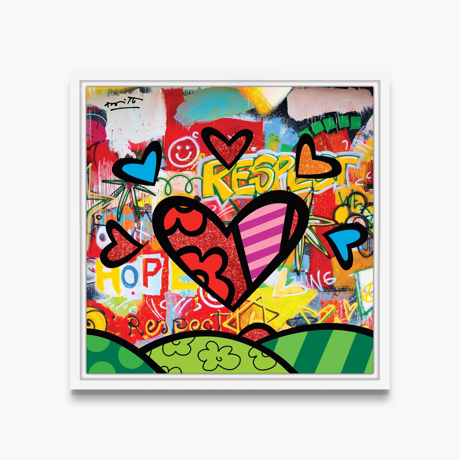 love for life limited edition artistic colorful design collectible