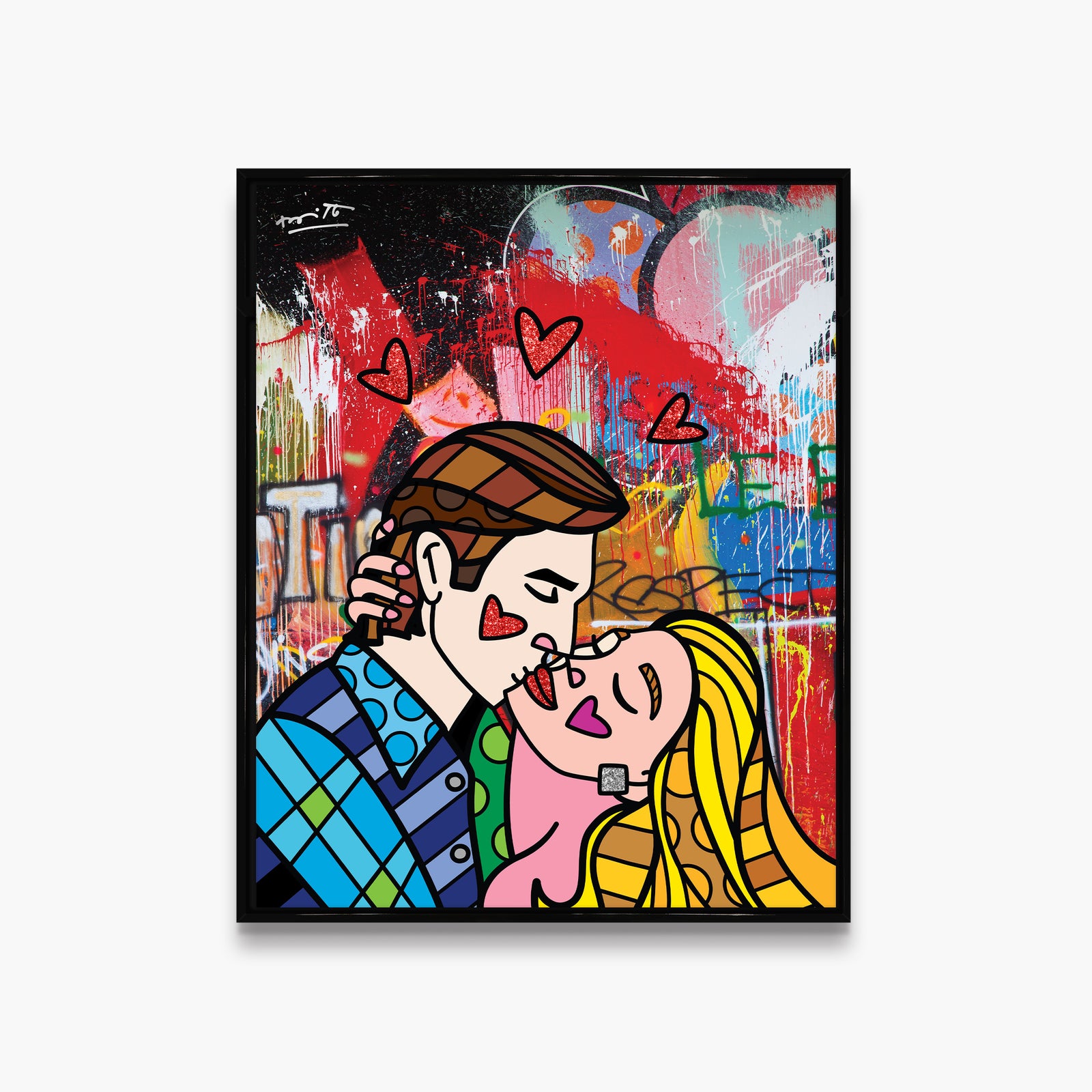 romance limited edition print artistic colorful design collectible