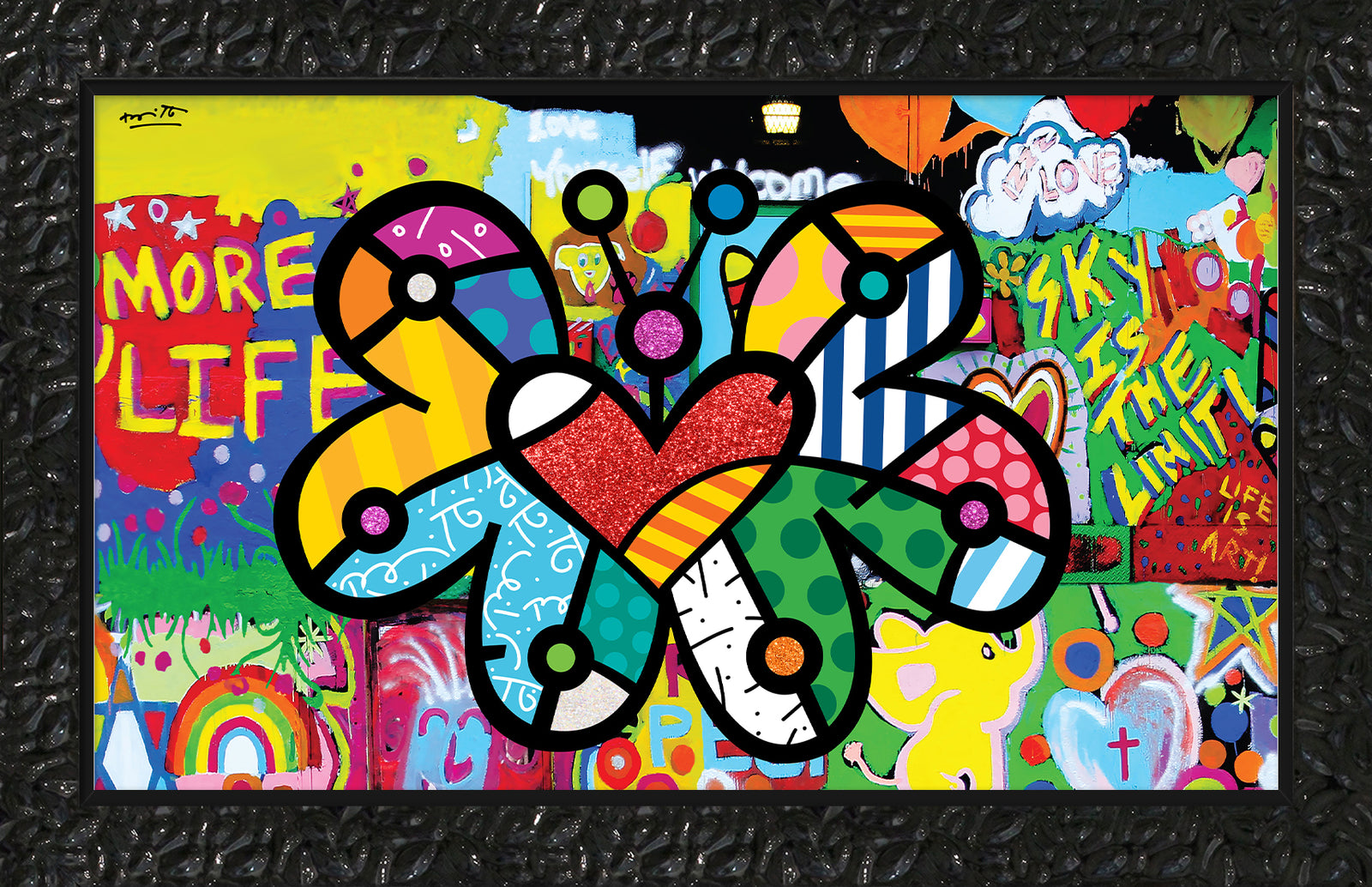 fly high limited edition print artistic colorful design collectible