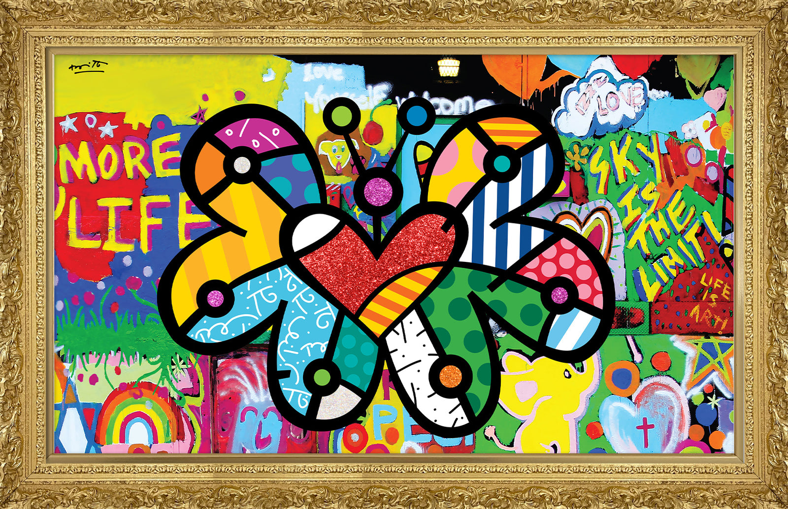 modern pop art fly high limited edition print vibrant home decor