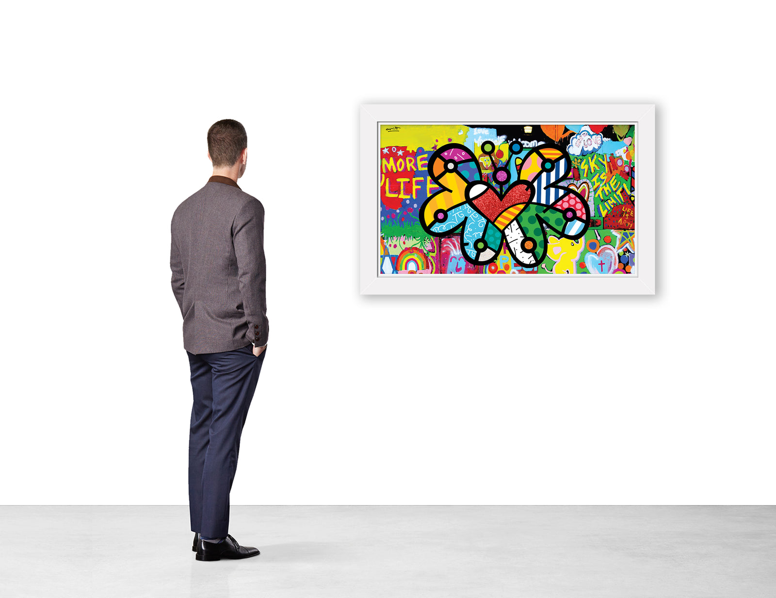 modern pop art fly high limited edition print vibrant home decor