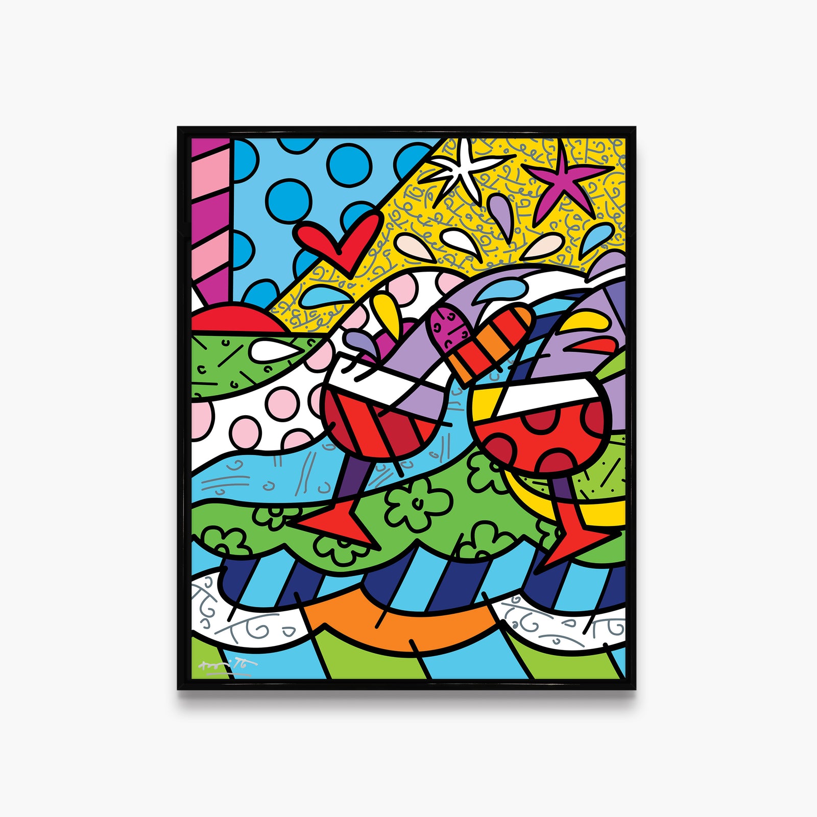 wine country red limited edition artistic colorful design collectible