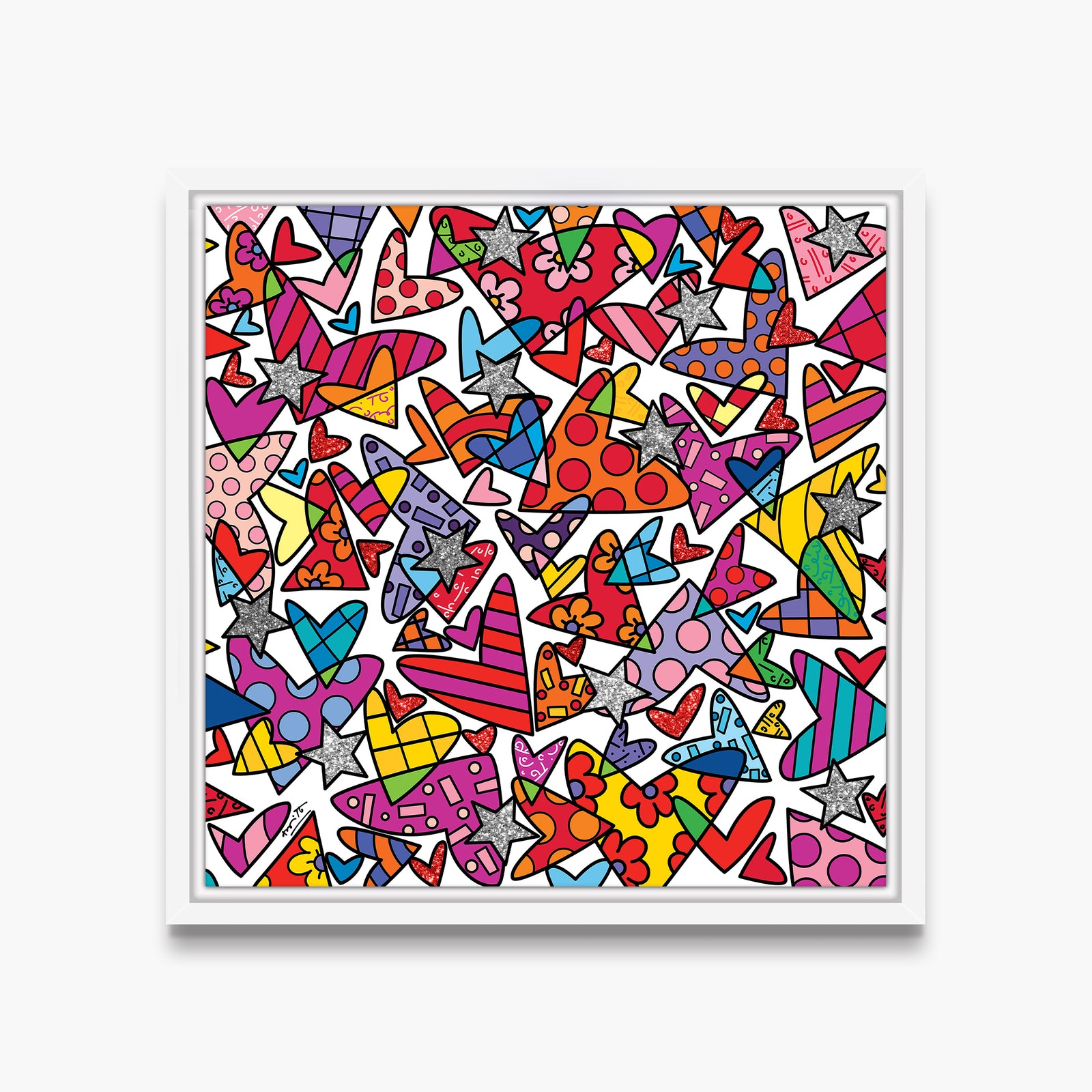 modern pop art blast of love limited edition vibrant home decor