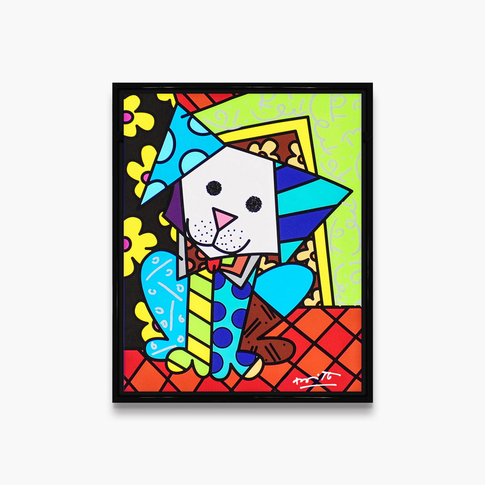 modern pop art coco limited edition print vibrant home decor
