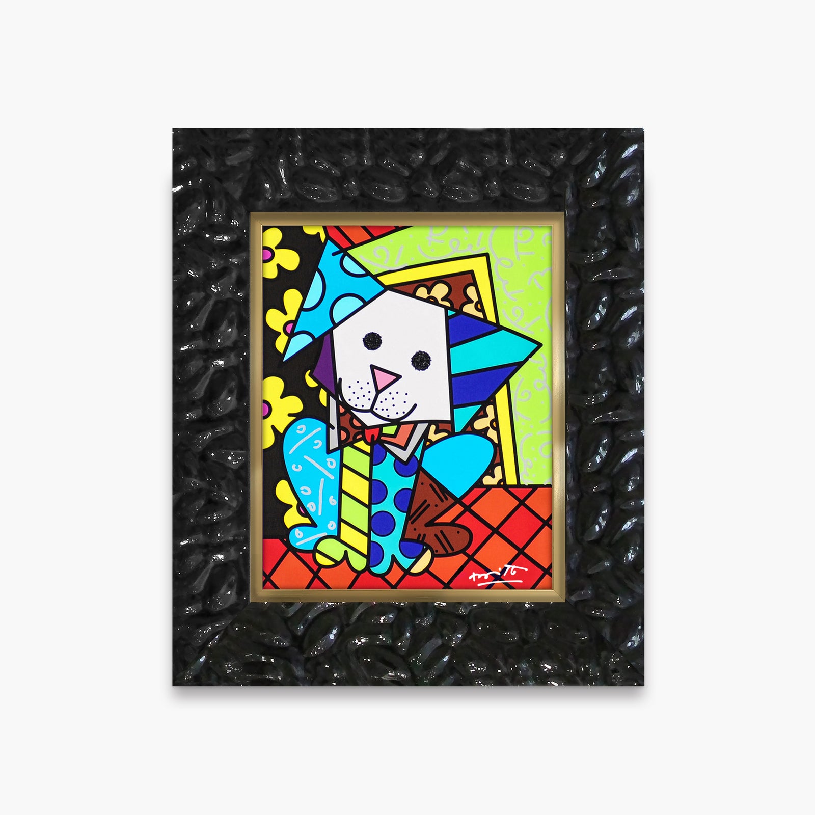 Romero Britto coco limited edition print contemporary pop art piece