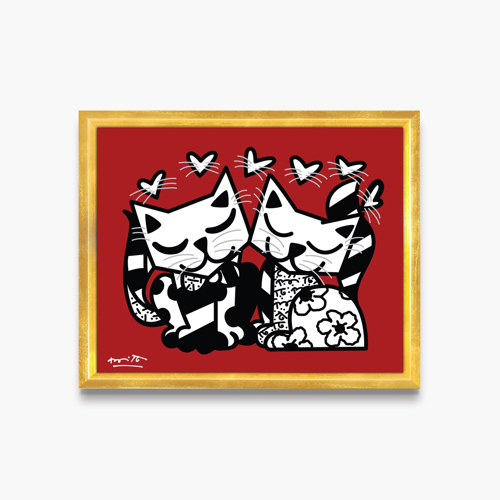 Cats Romance - Limited Edition Print