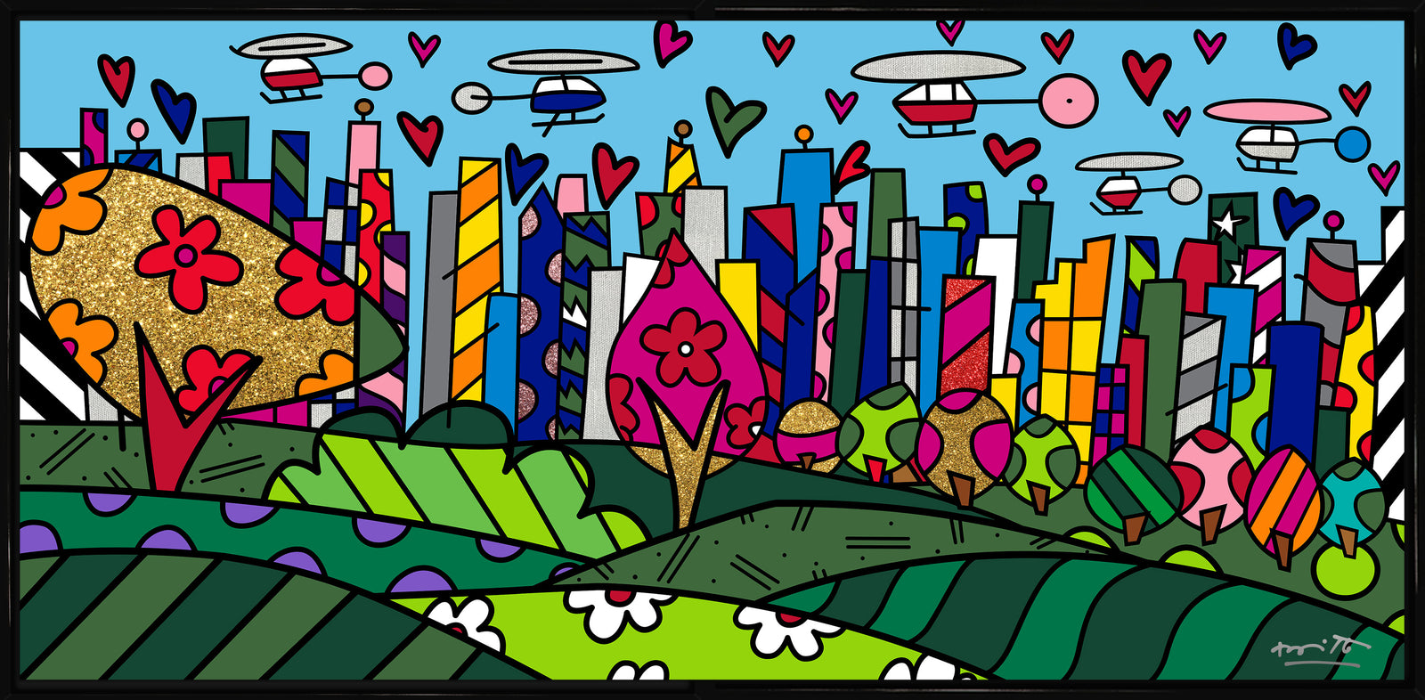 sao paulo limited edition print artistic colorful design collectible