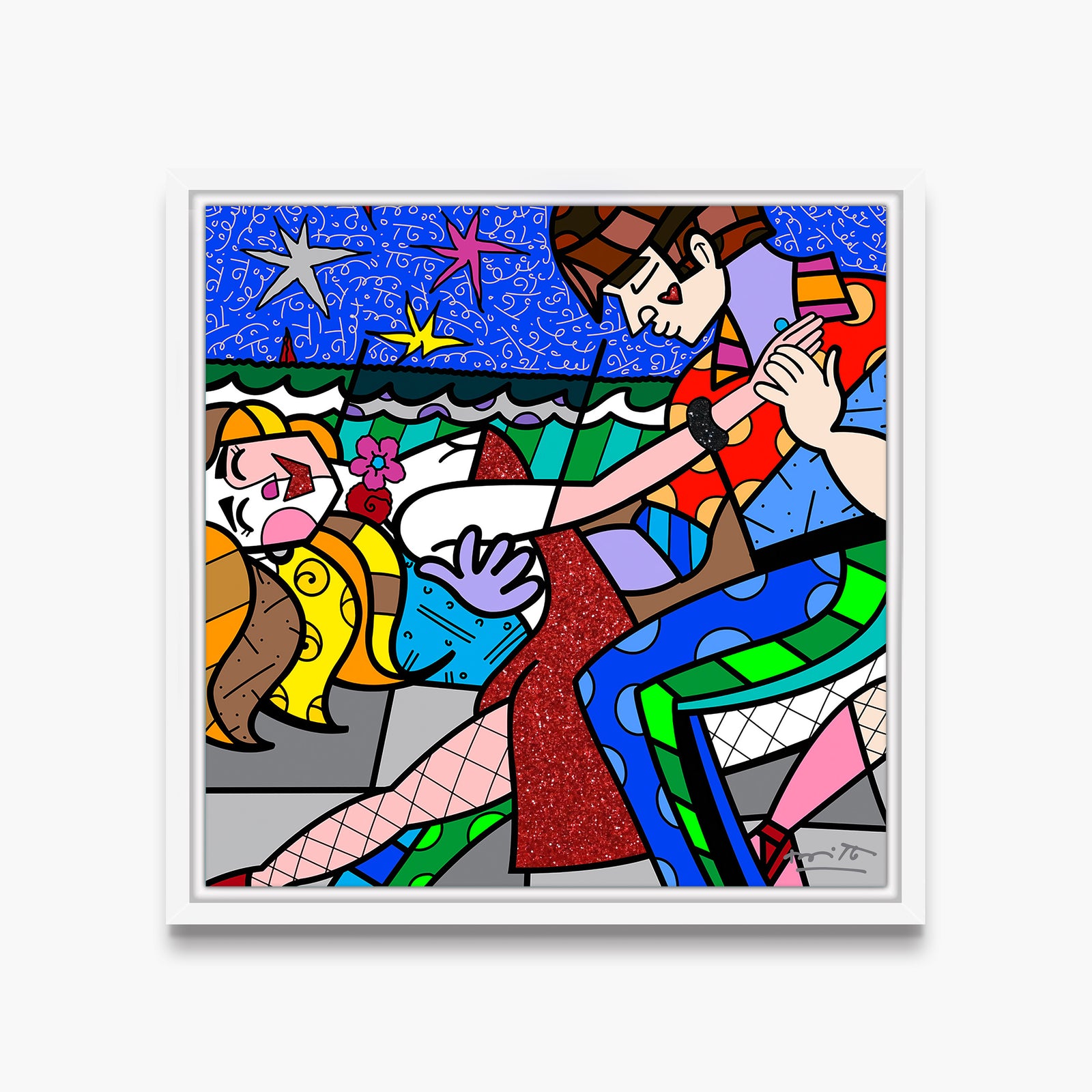 modern pop art all night long limited edition vibrant home decor