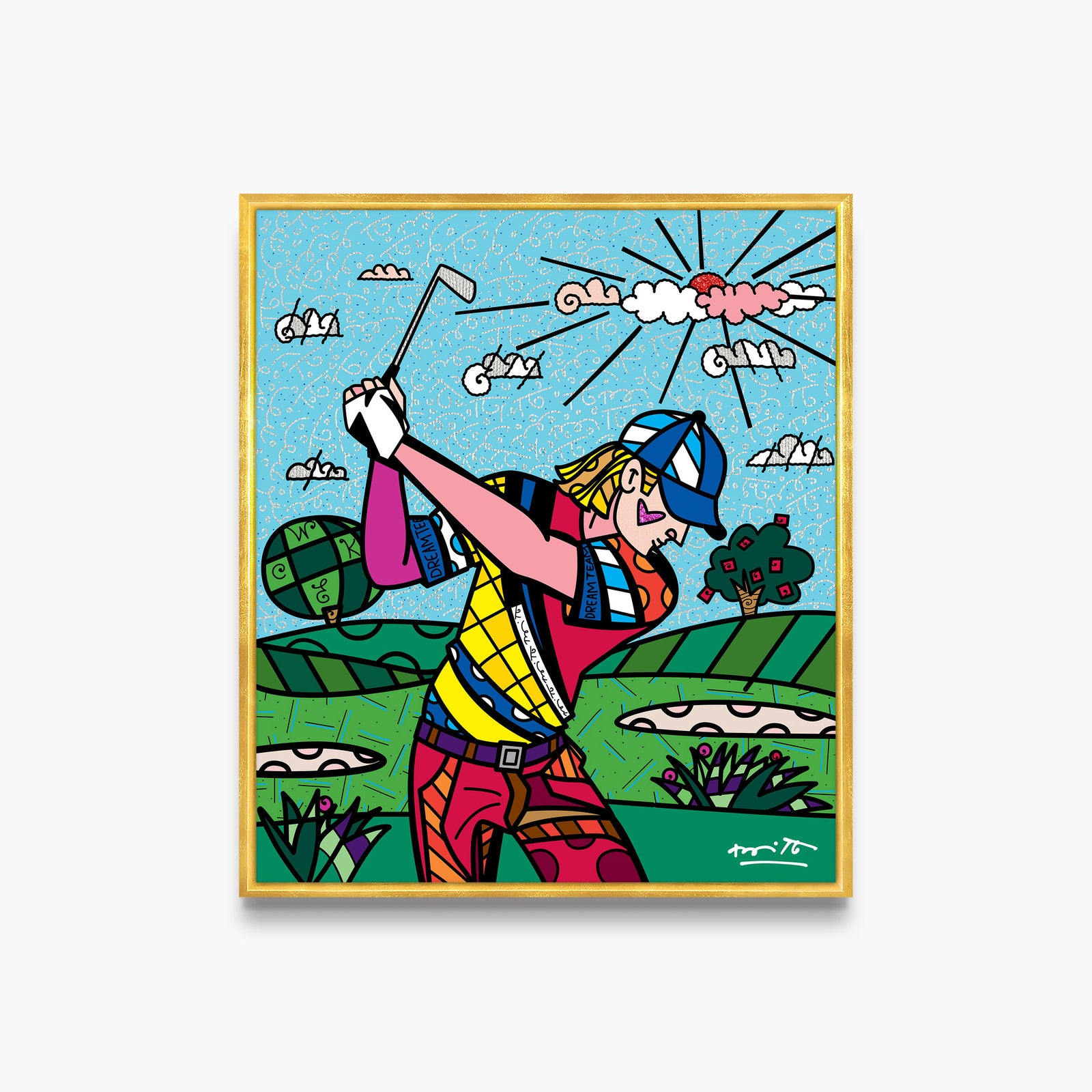 modern pop art colins dream day limited edition vibrant home decor