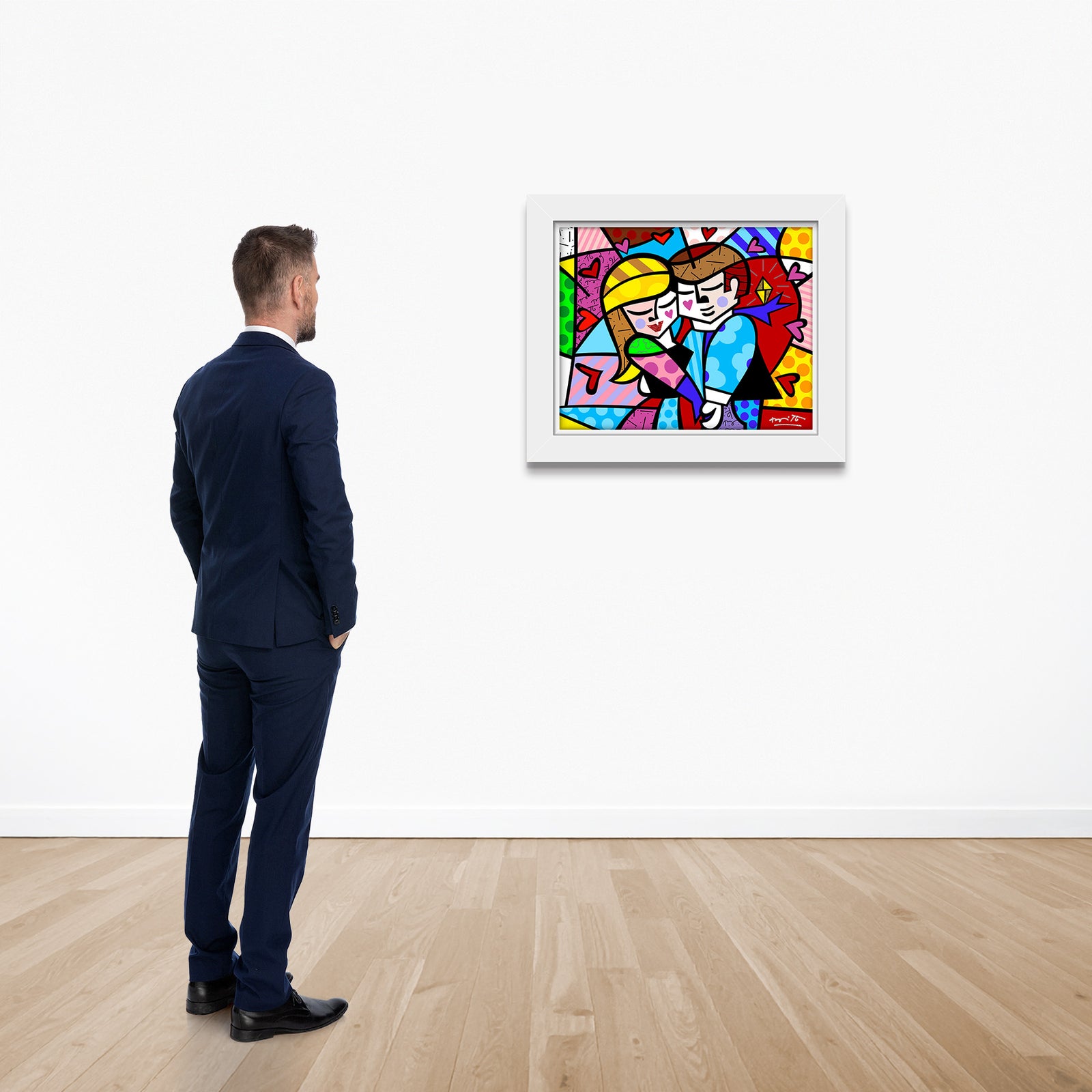 modern pop art yes limited edition print vibrant home decor