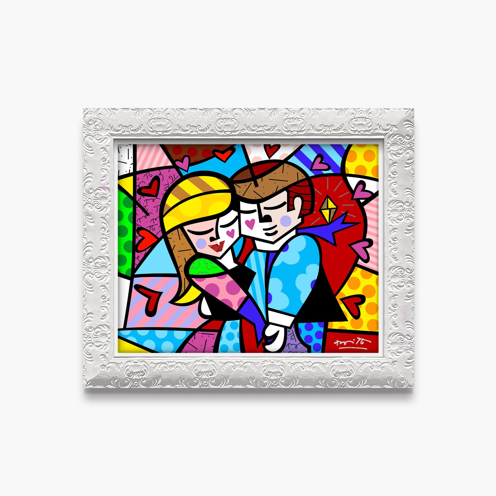 modern pop art yes limited edition print vibrant home decor