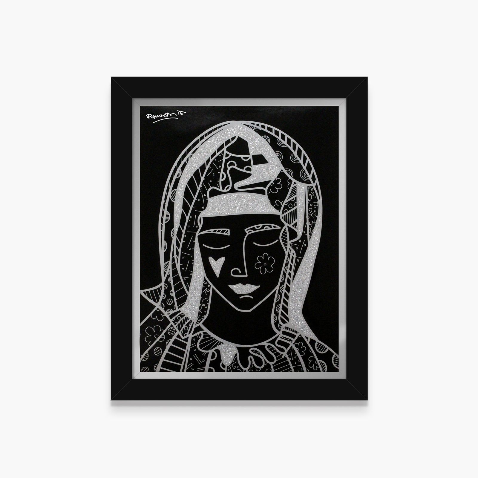 mother silver limited edition print artistic colorful design collectible