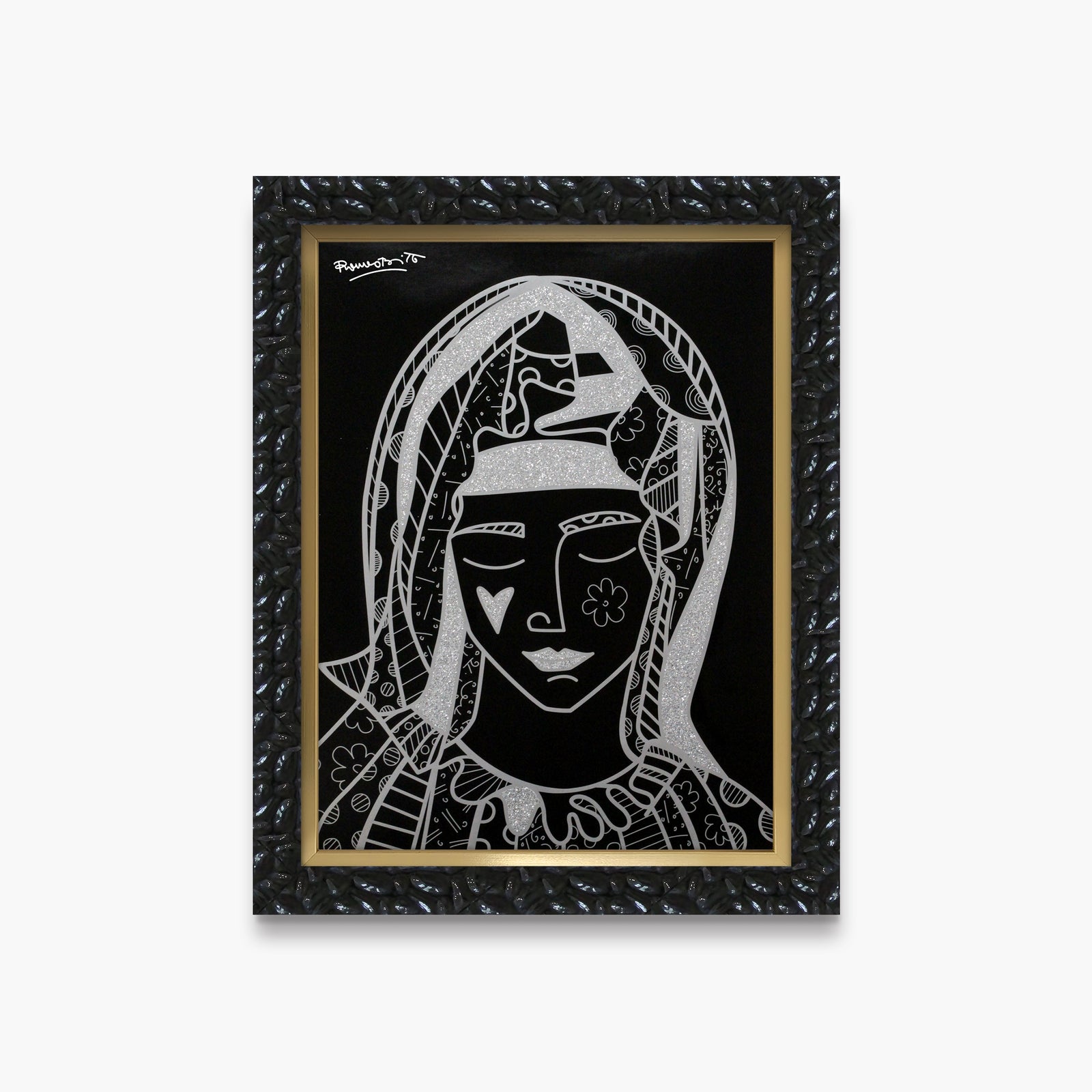 mother silver limited edition print artistic colorful design collectible