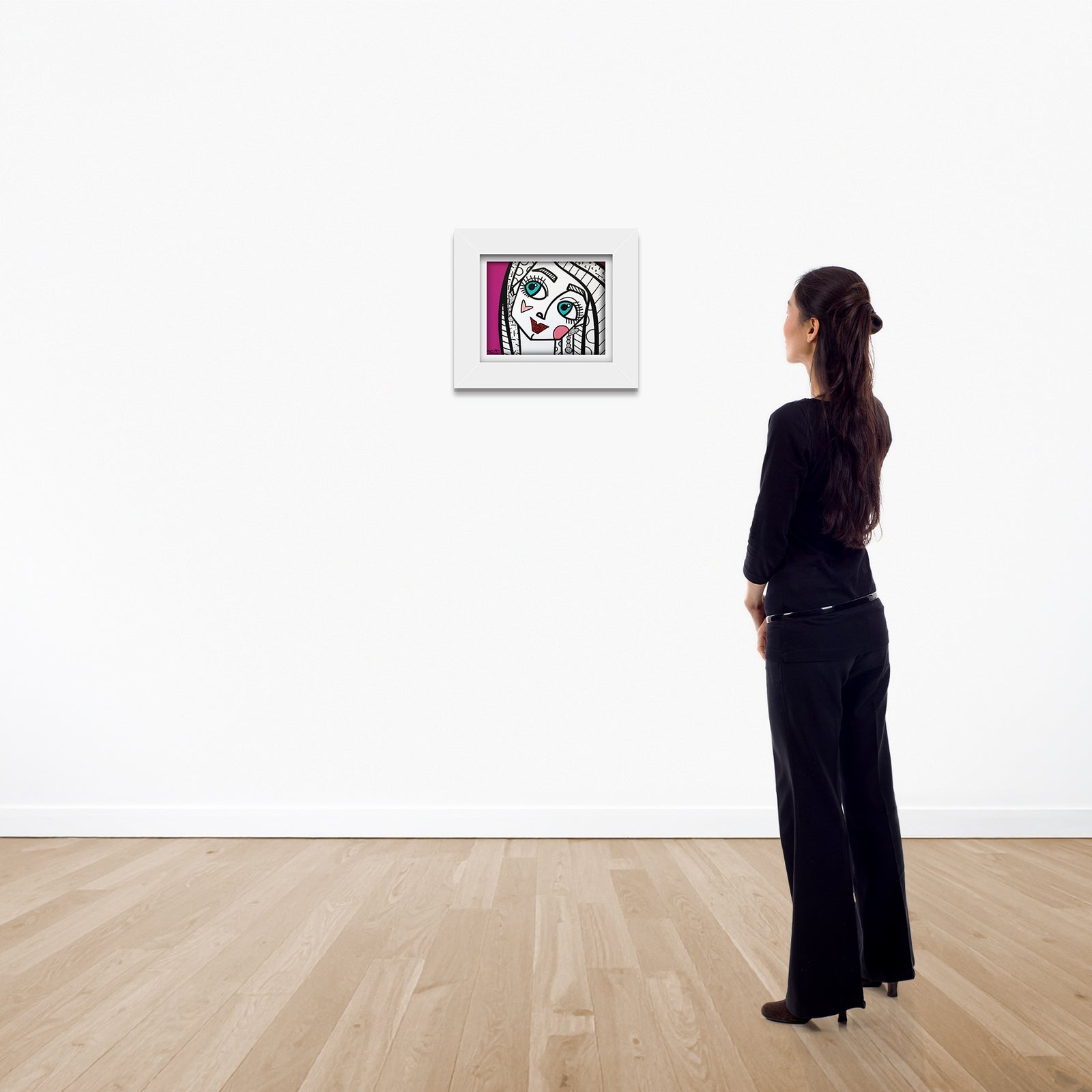 modern pop art ok honey limited edition print vibrant home decor