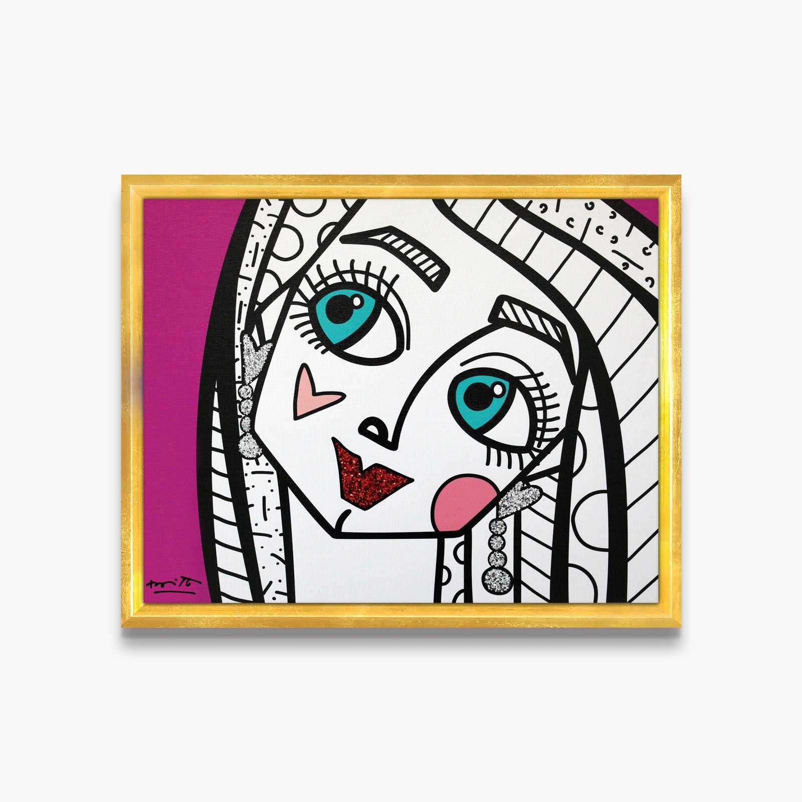 ok honey limited edition print artistic colorful design collectible