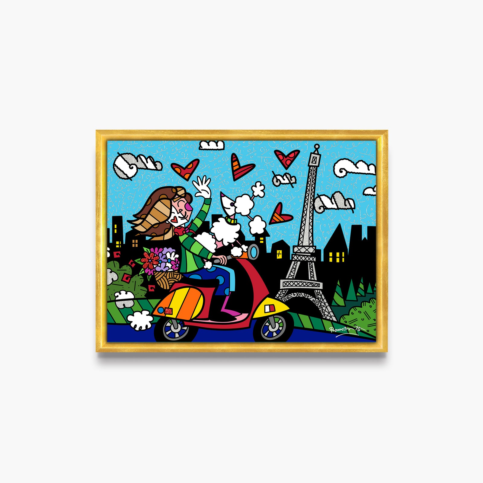 love paris limited edition print colorful decorative collectible gift idea