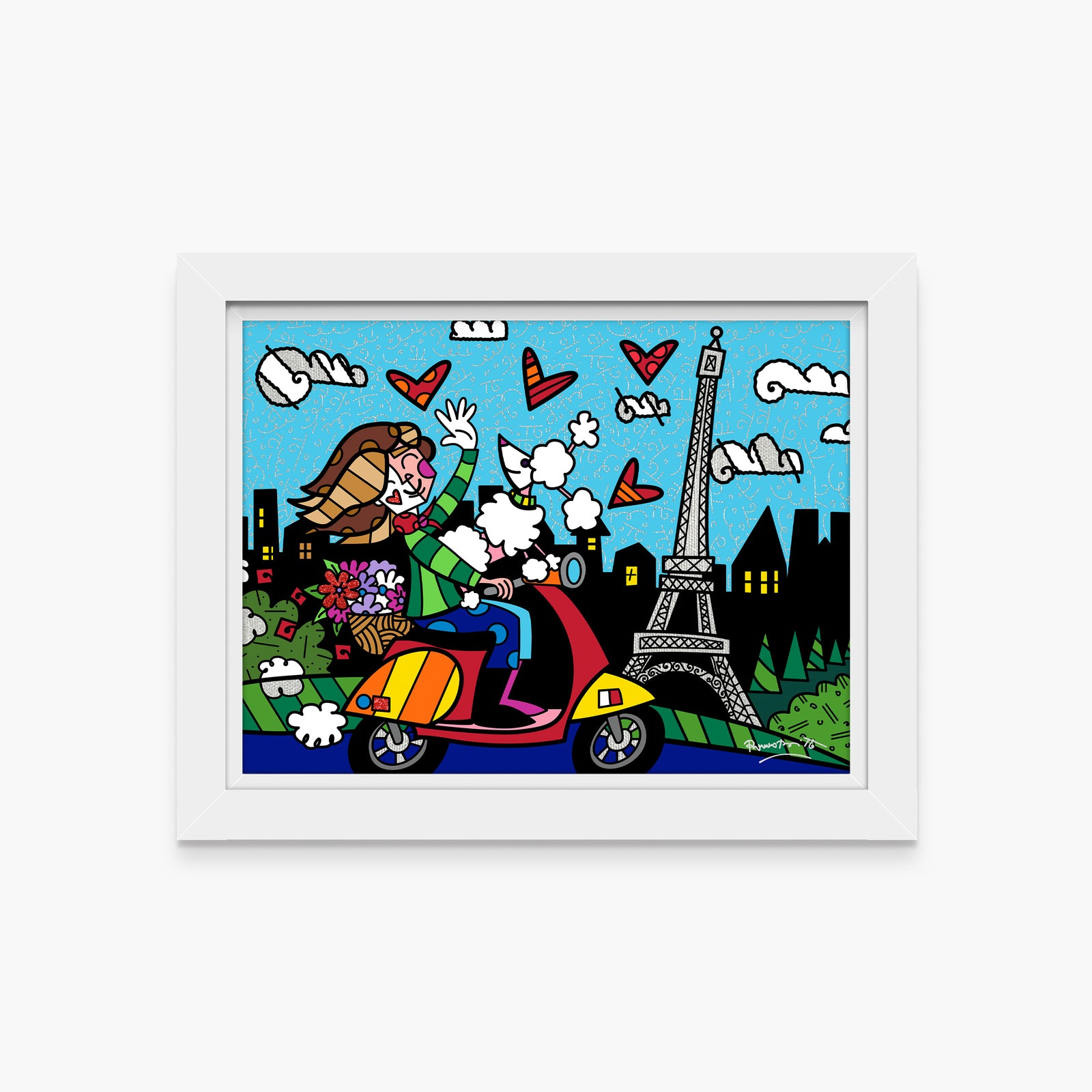 love paris limited edition print colorful decorative collectible gift idea