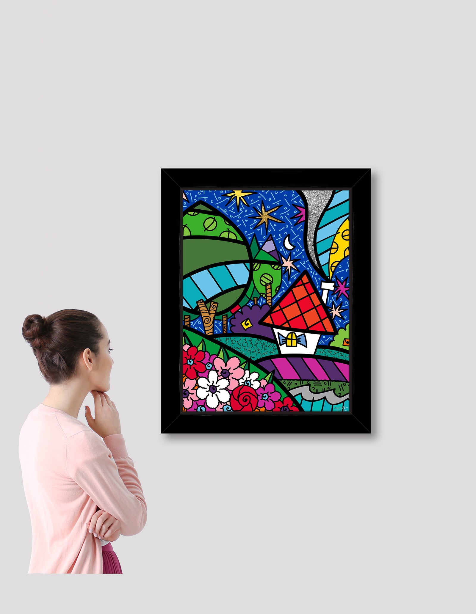 country side limited edition print colorful decorative collectible gift idea