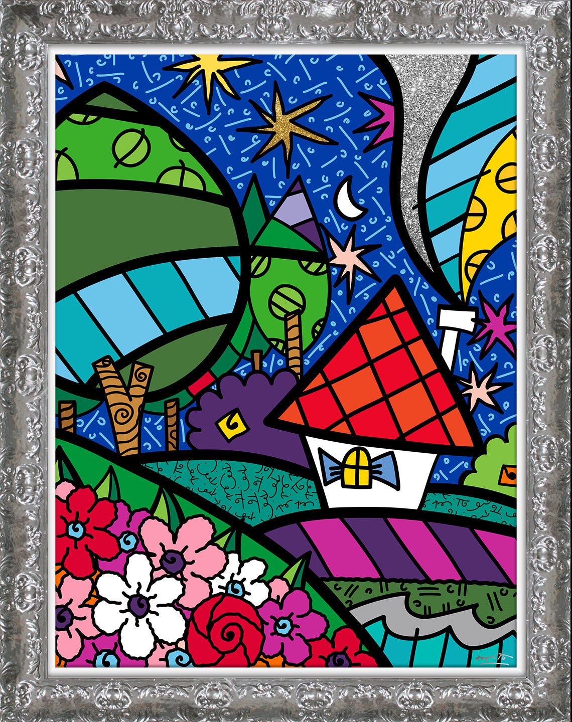 country side limited edition print colorful decorative collectible gift idea
