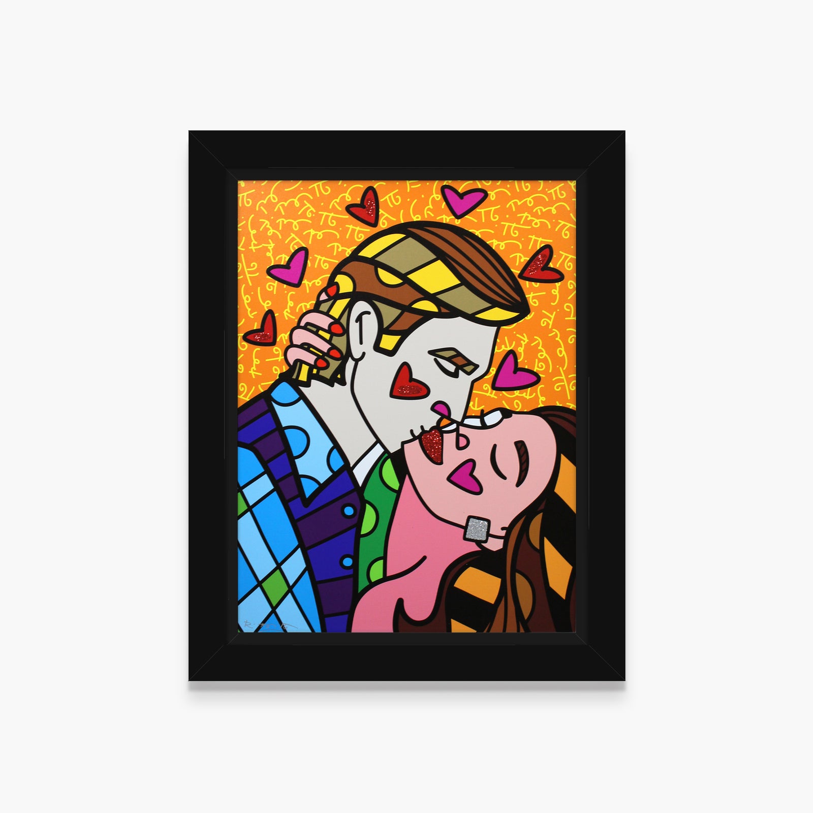 modern pop art passionate limited edition print vibrant home decor
