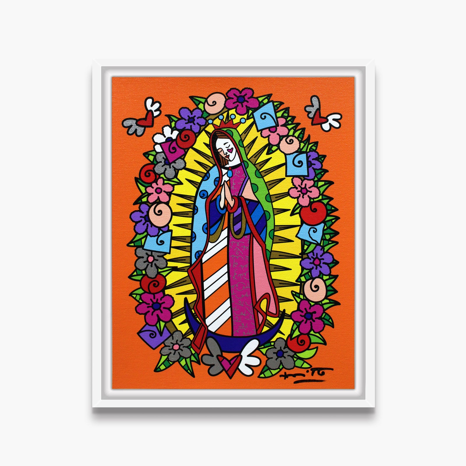 our lady limited edition print artistic colorful design collectible