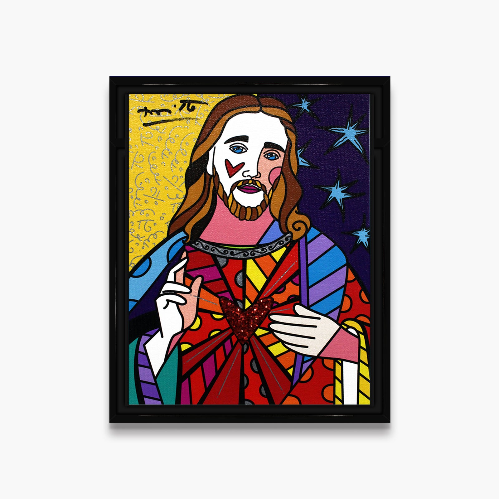 god limited edition digital print artistic colorful design collectible